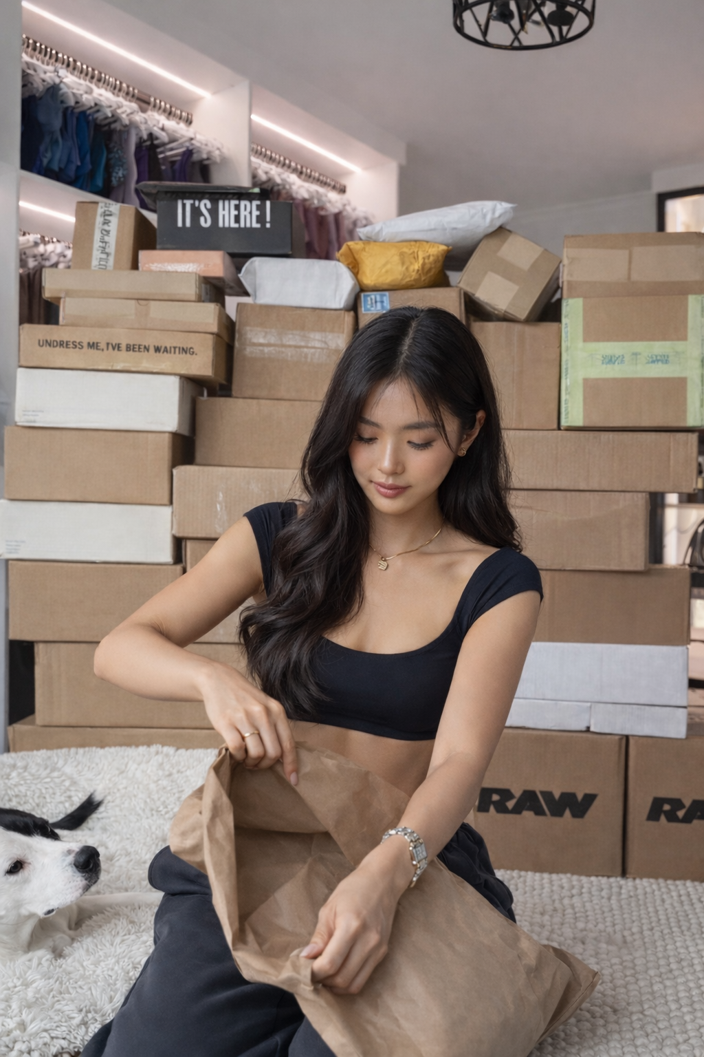 Receiving and opening mail and packages